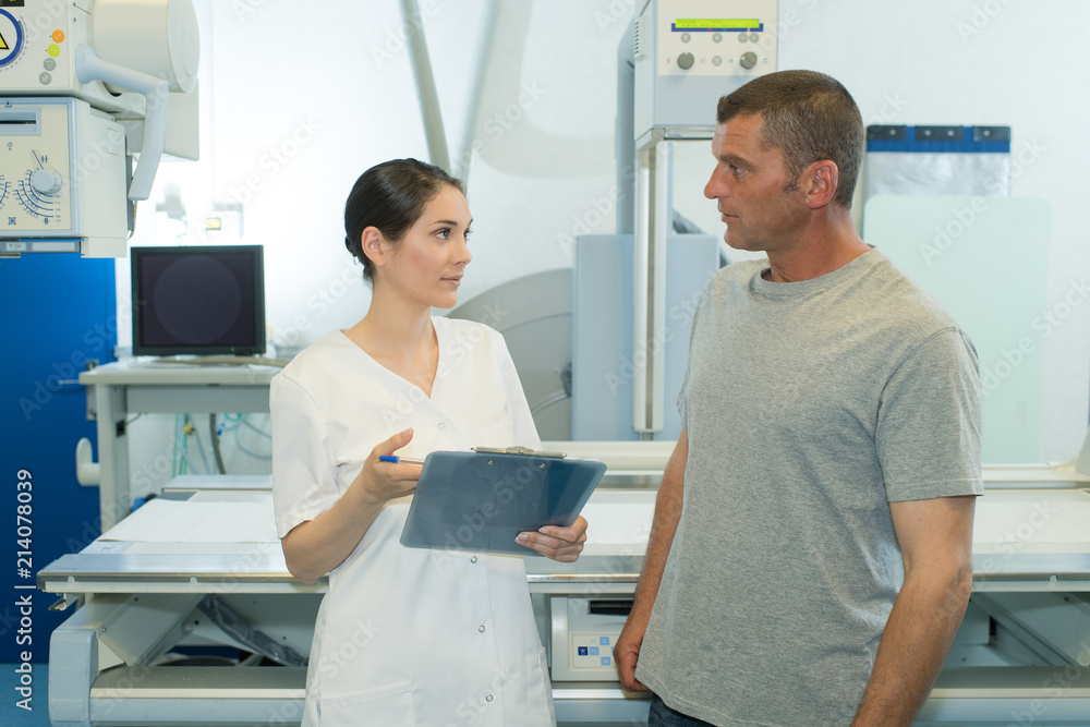© auremar - radiologist nurse and the patient © auremar - radiologist nurse and the patient