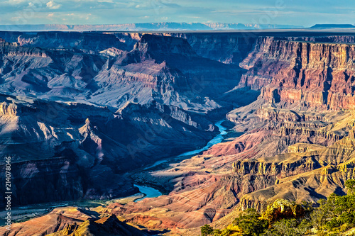 Sunrise at Mather Point, Grand Canyon National Park, Arizona. Photo Shows a Group of Tourists Watching Sunrise at Mather Point which is famous for Sunrise. photo