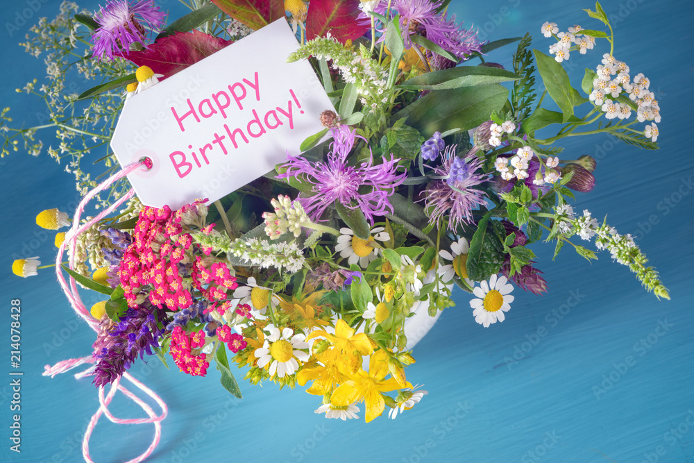 Wild Flowers Happy Birthday Images | Best Flower Site