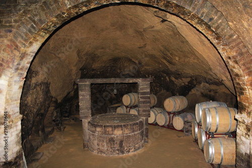 Water well in a wine cellar