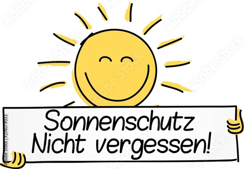 Sonnenschutz nicht vergessen