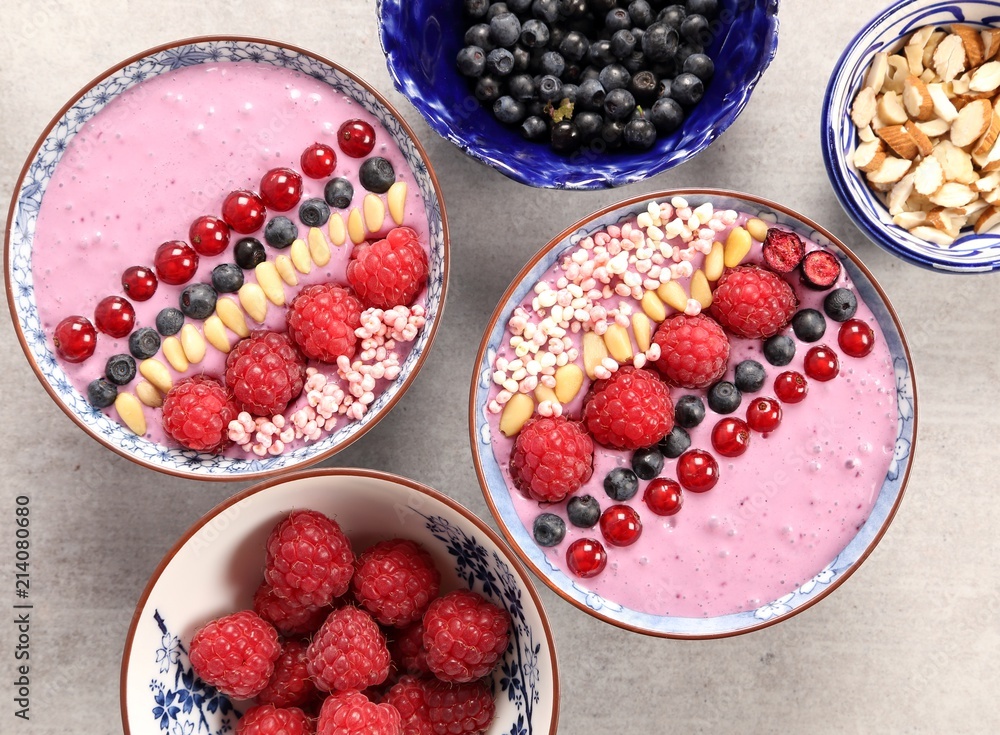 Blueberry smoothie. Blueberry smoothie.