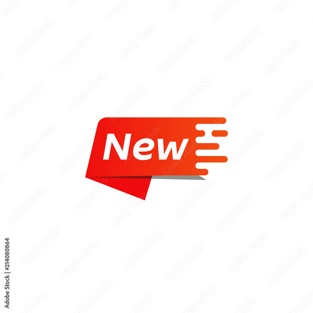 Fototapeta premium Bright New label.