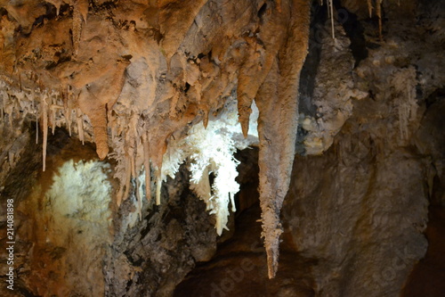 Fotografie Helictites stalactite cave