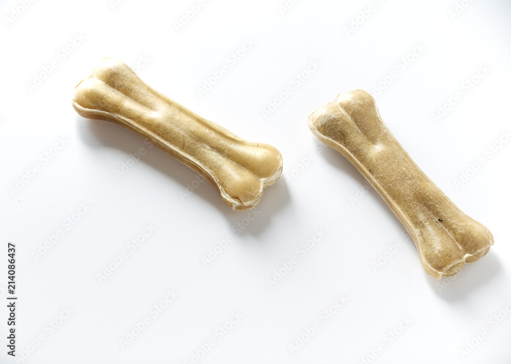 dog food bones isolated on white dog food bones isolated on white