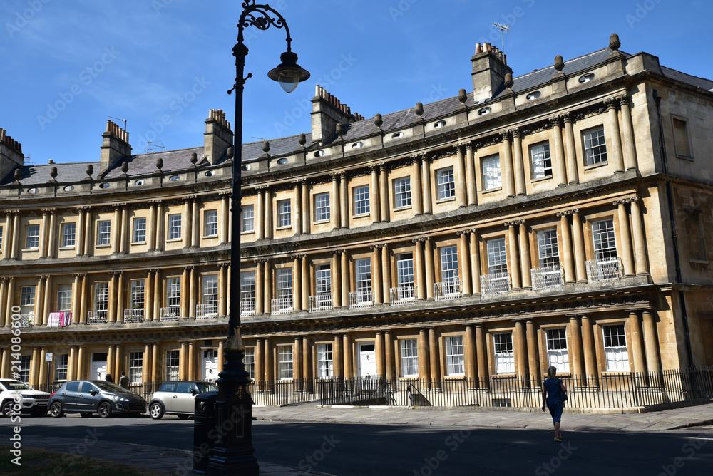 Fototapeta premium Place du Circus à Bath, Angleterre