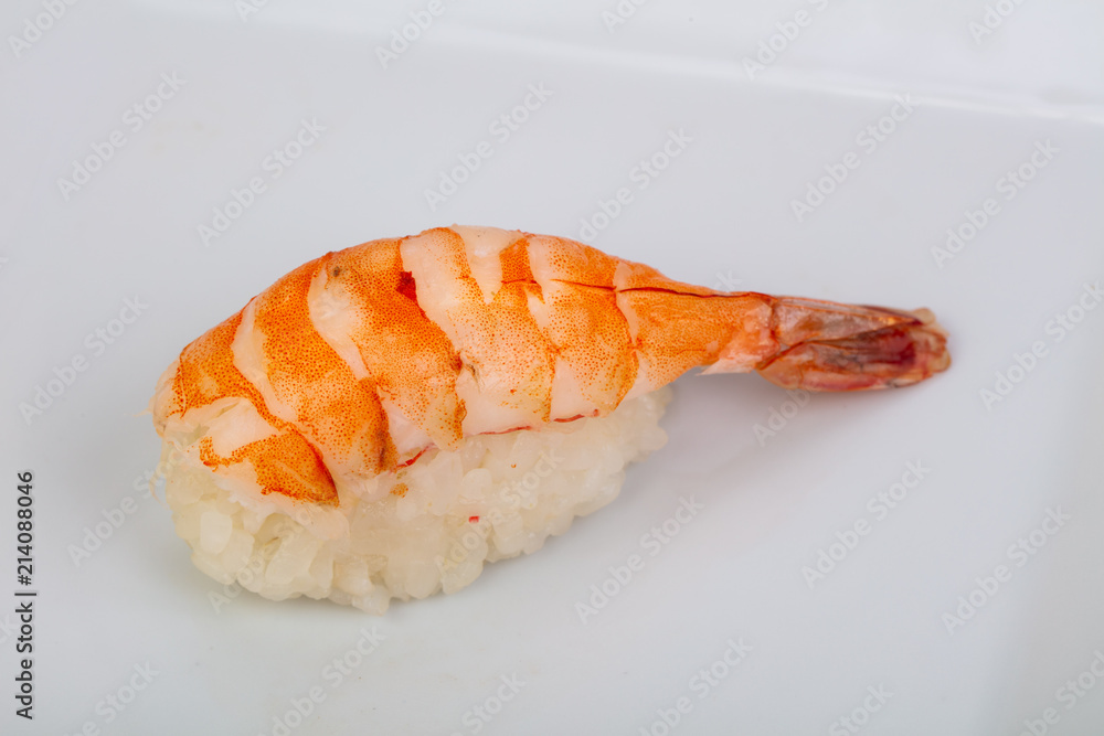 Japanese sushi prawn Japanese sushi prawn