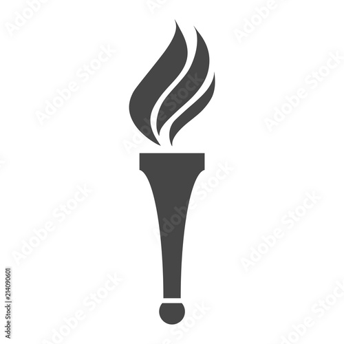 Torch With Flame icon