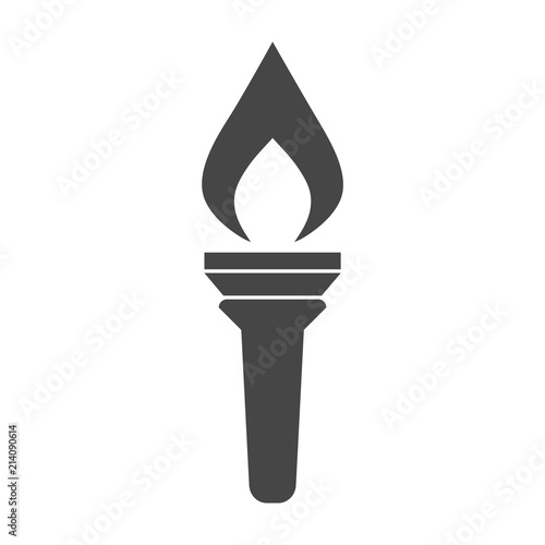 Torch With Flame icon