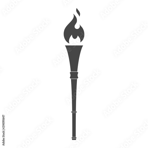 Torch With Flame icon