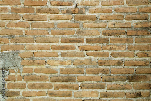 old red brick wall texture background