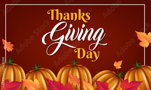 Thanksgiving flyer or poster template