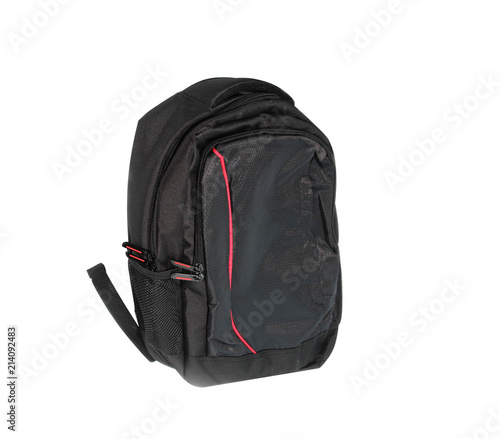 Backpack black On a white background