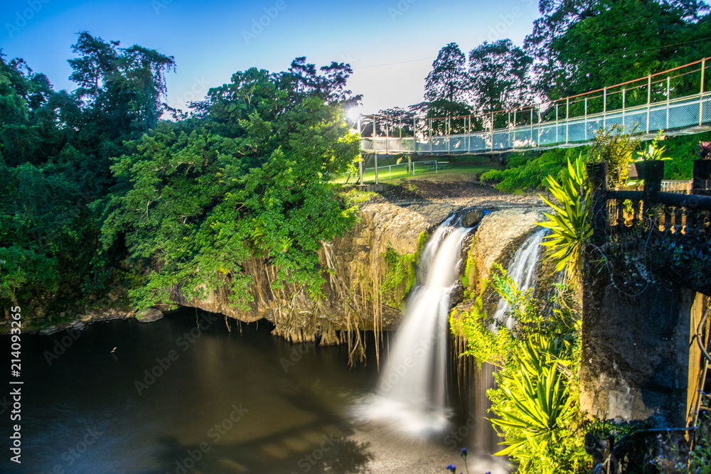 Water falls in Paronella park, Queensland Water falls in Paronella park, Queensland