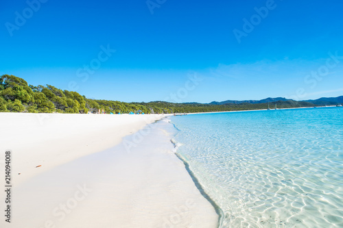 Tableau sur toile Whitehaven beach, Queensland