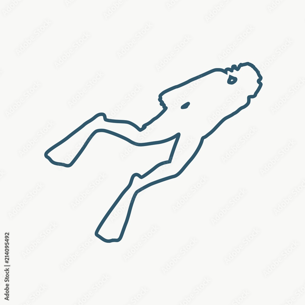 Diver Outline