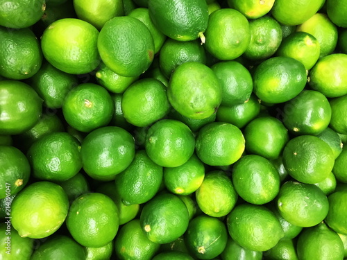 fresh lime citrus fruits