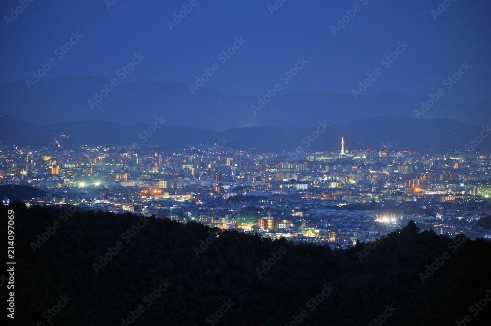 Night view of Kyoto