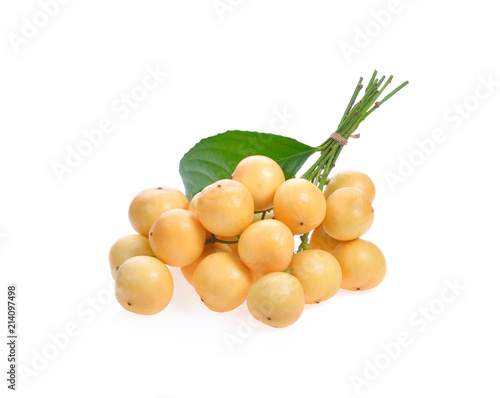 rambeh fruit on white background
