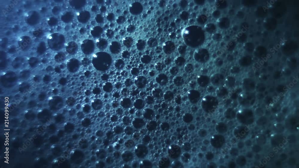 Abstract blue bubble background Abstract blue bubble background