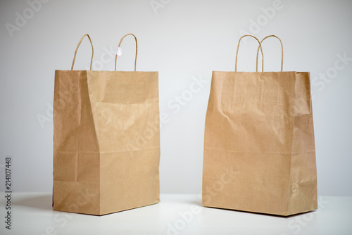 Paper bags for packaging your product.