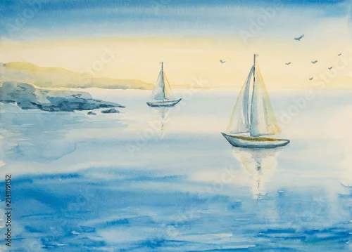 Obraz Seascape akwarela