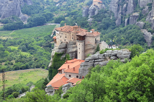 The monastery of St. Barbara Rousanou or among the rocks