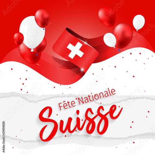 Fête nationale Suisse. photo