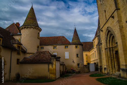 semur en brionnais,saone et loire,france photo