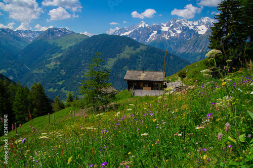 commeire in orsieres ,valais,swiss photo