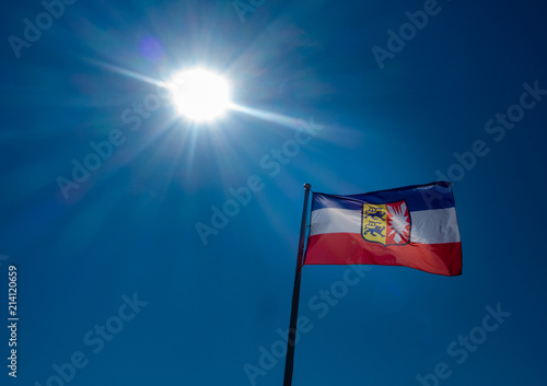 Billede på lærred Landesflagge schleswig holstein