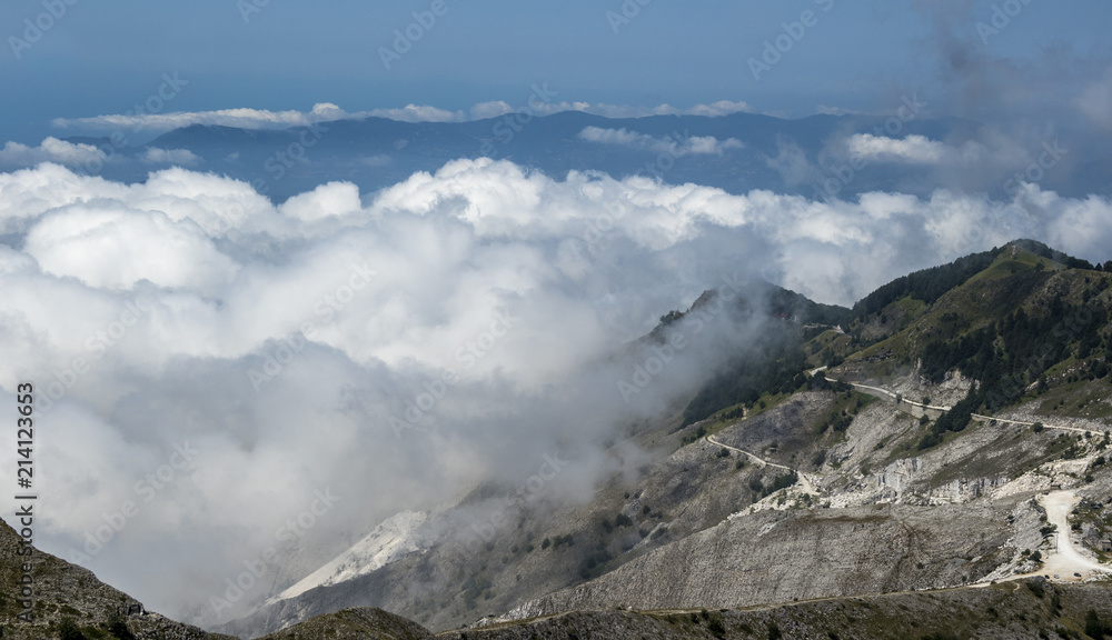 marble quarries in Carrara marble quarries in Carrara