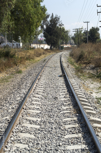 Vías, camino de hierro para ferrocarril 