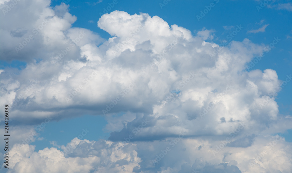 Obraz premium Clouds float in the sky 
