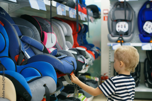 car seat in the store