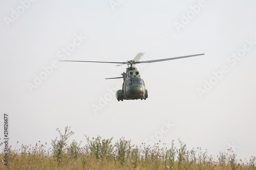 Fototapeta Naklejka Na Ścianę i Meble -   SA 330 Puma military helicopter