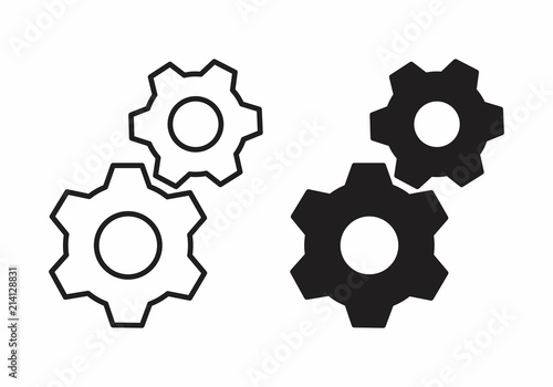 Set of cogs
