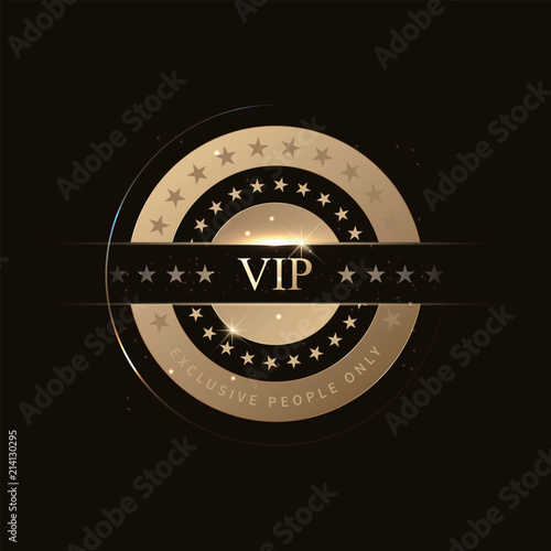 Luxury vip labels and objects