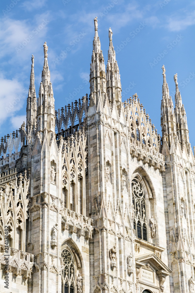 Duomo di Milano, the Cathedral Church of Milan, Lombardy, Northern Italy