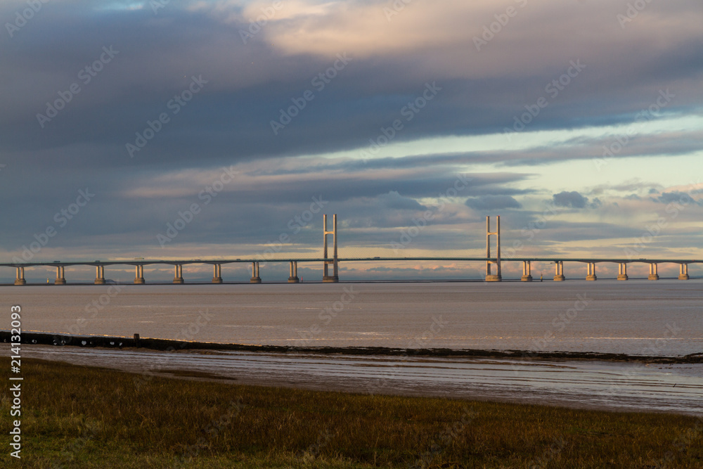 Second Severn Crossing, bridge over Bristol Channel between England and Wales.