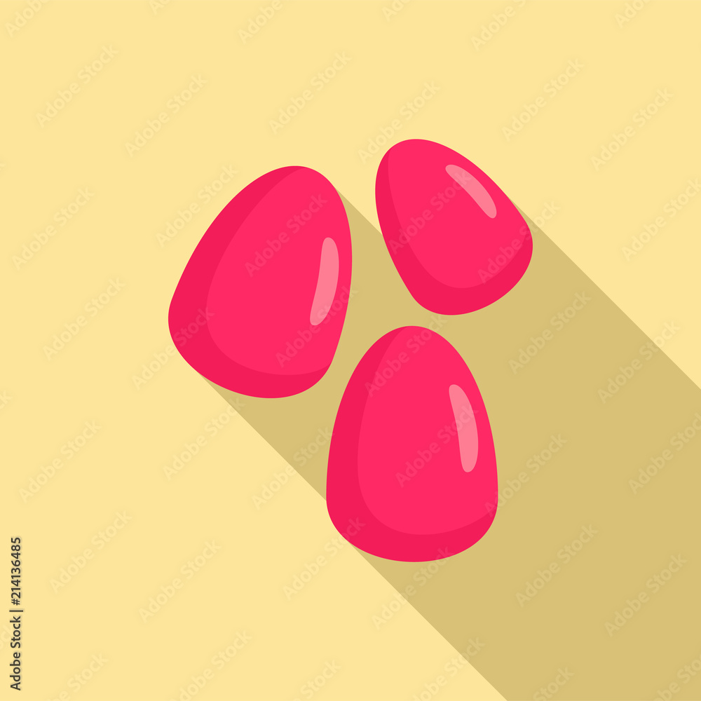 Pomegranate seeds icon. Flat illustration of pomegranate seeds vector icon for web design Pomegranate seeds icon. Flat illustration of pomegranate seeds vector icon for web design