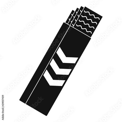 Gum sticks icon. Simple illustration of gum sticks vector icon for web design isolated on white background