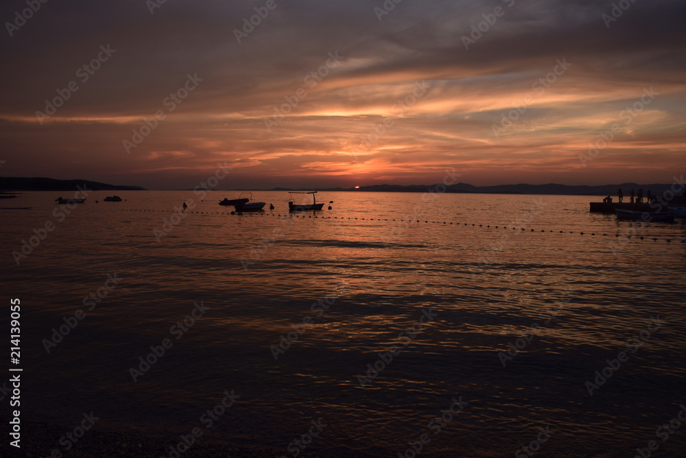 Sunset in Brac, Croatia Sunset in Brac, Croatia