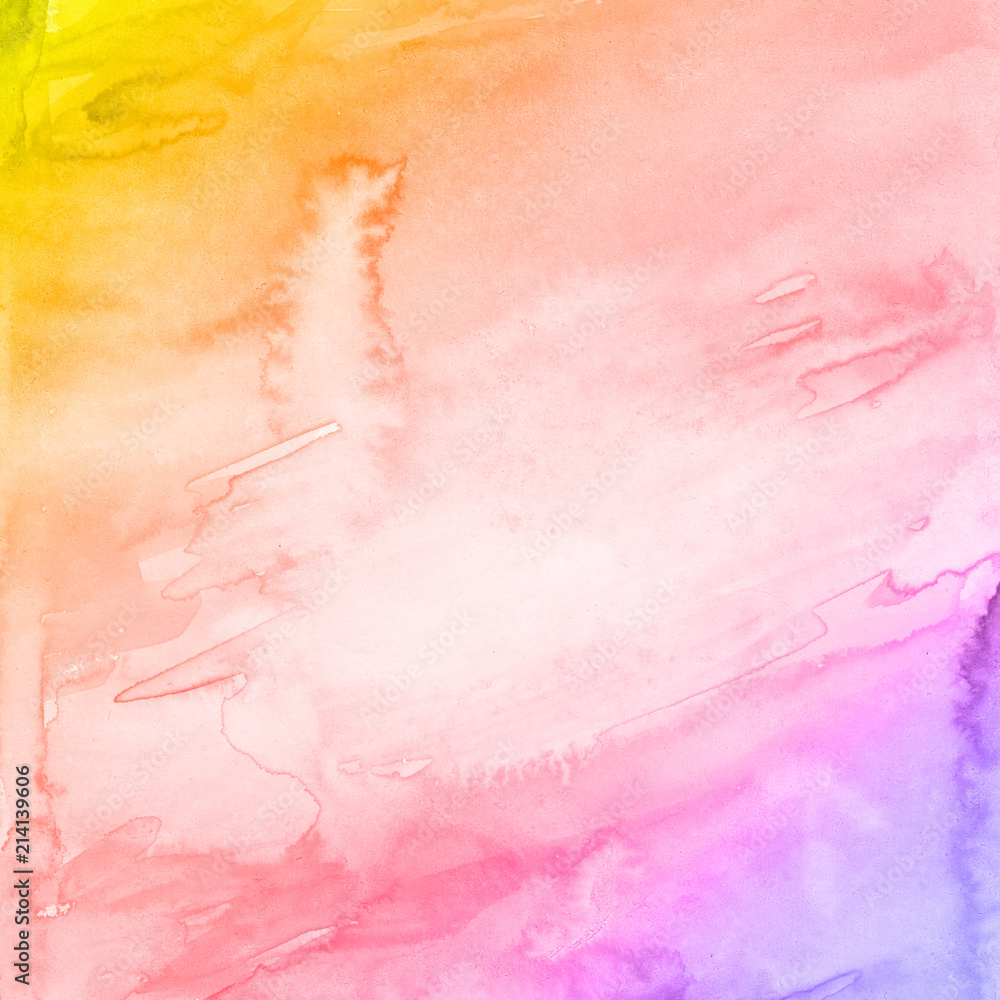 Colorful watercolor paint background.