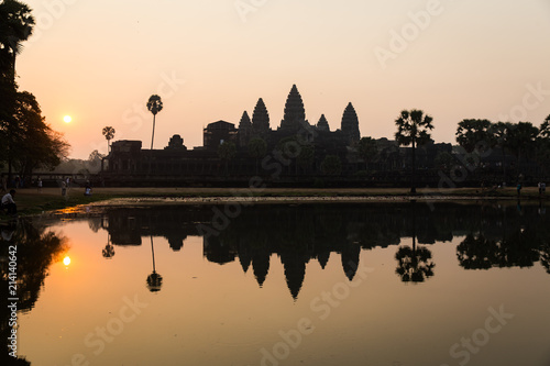 Angkor wat Cambodia ancient temple sunrise sunset sun