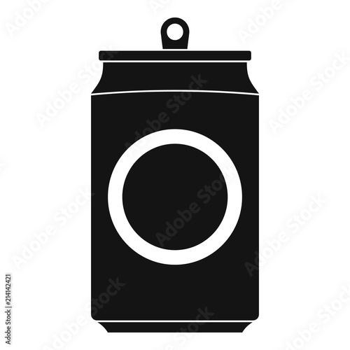 Drink can icon. Simple illustration of drink can vector icon for web design isolated on white background