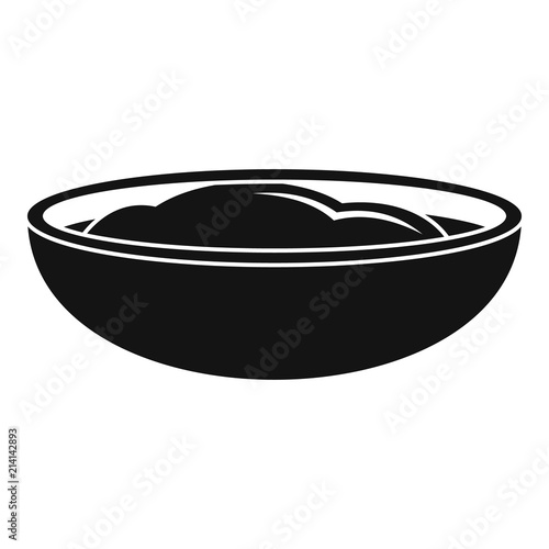 Mustard sauce icon. Simple illustration of mustard sauce vector icon for web design isolated on white background