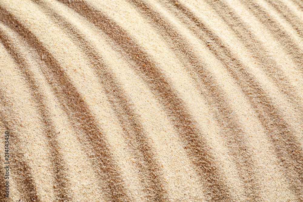 Sand with pattern, closeup Sand with pattern, closeup