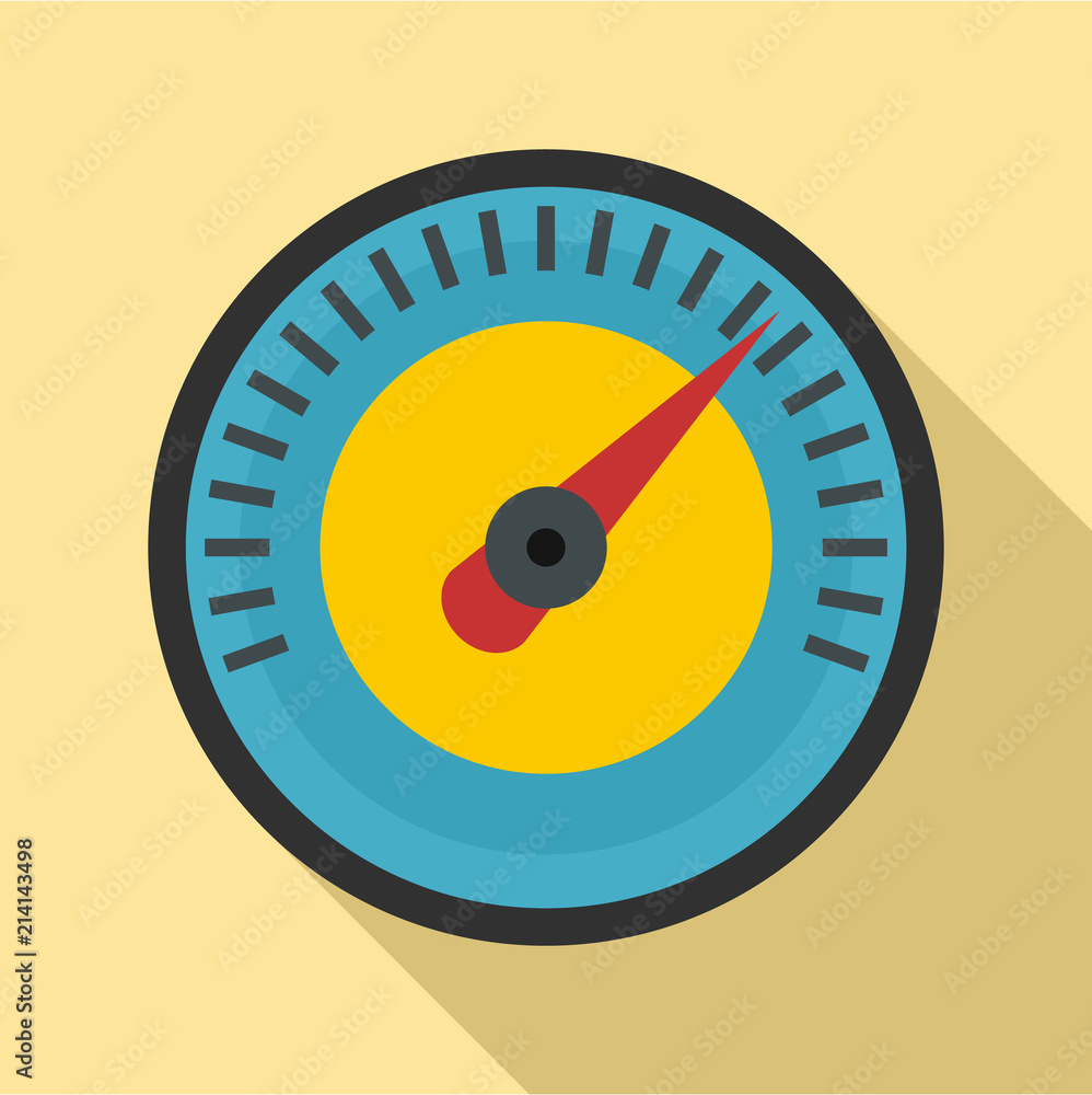 Blue yellow dashboard icon. Flat illustration of blue yellow dashboard vector icon for web design Blue yellow dashboard icon. Flat illustration of blue yellow dashboard vector icon for web design