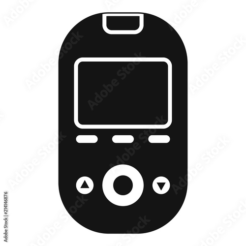 Glucometer tool icon. Simple illustration of glucometer tool vector icon for web design isolated on white background